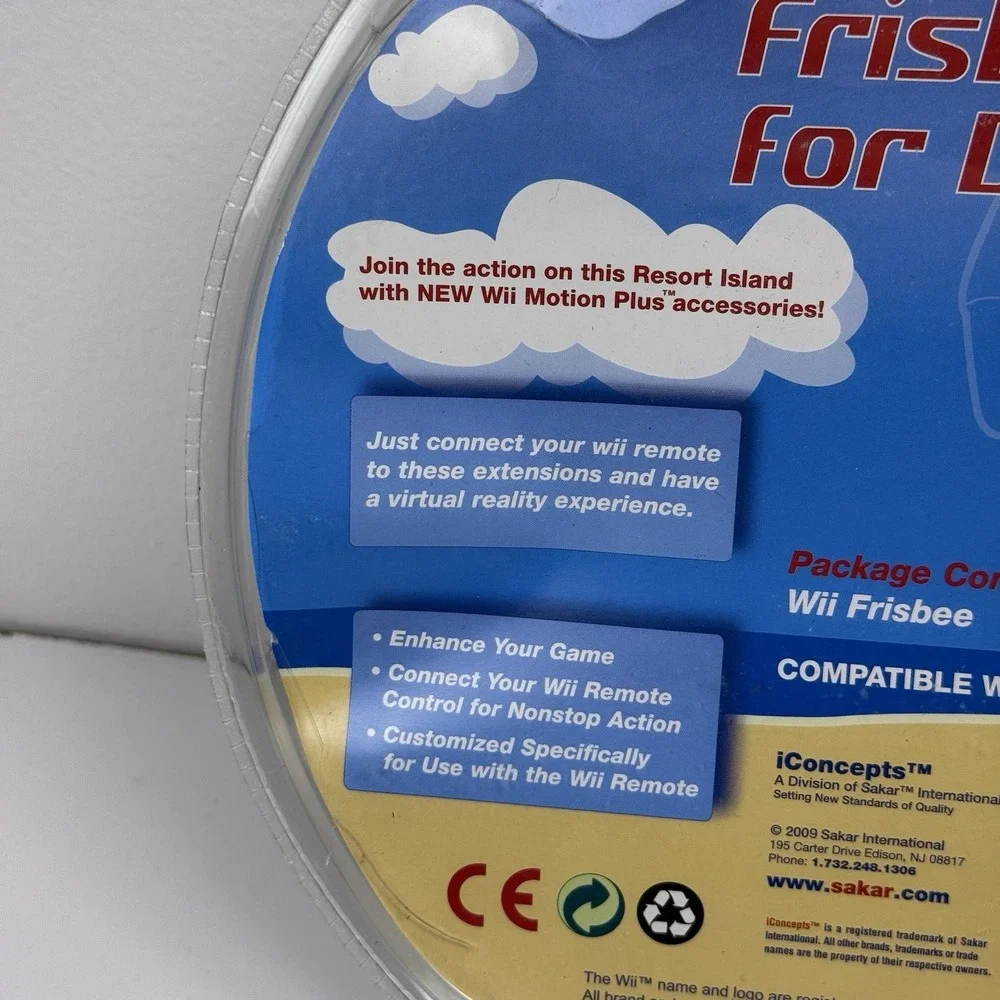 Wii Sports Resort Frisbee For Disc Dog For Wii iConcepts Game Fury